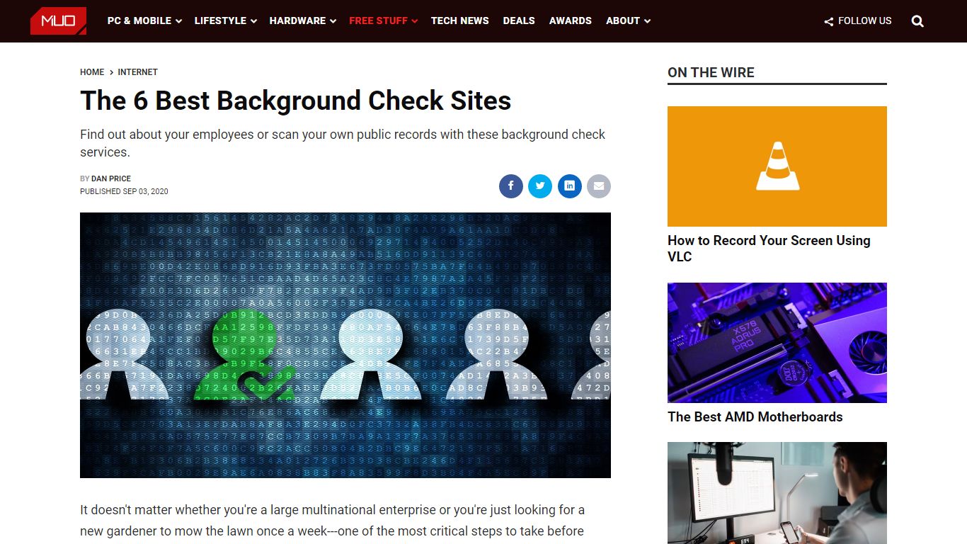 The 6 Best Background Check Sites - MUO
